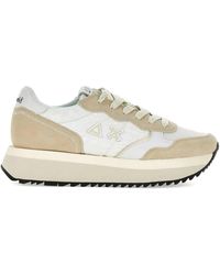 Sun 68 - Platform Lace-up Sneakers - Lyst