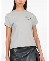 Loewe - Embroidered Short-Sleeved T-Shirt - Lyst