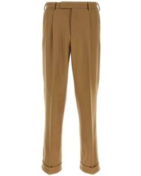 PT Torino - Turn-Up Hem Trousers - Lyst