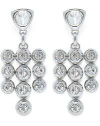 Area - Crystal-embellished Drop Earrings - Lyst