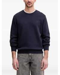 Trussardi - Embroidered-Logo Sweatshirt - Lyst