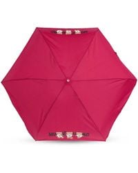 Moschino - Teddy-Motif Compact Umbrella - Lyst