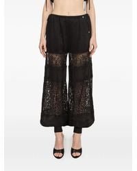 Nissa - Lace Insert Trousers - Lyst