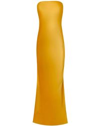 Alejandra Alonso Rojas - Bustier-Abendkleid Mit Schleifendetail - Lyst