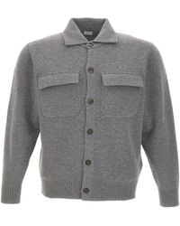 Eleventy - Knit Flap-Pocket Shirt - Lyst