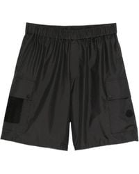 Moncler - Logo-Patch Cargo Shorts - Lyst