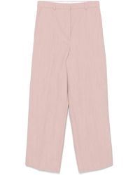 Stella McCartney - Wool Low-Rise Straight-Leg Trousers - Lyst