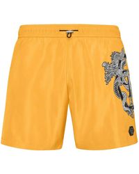 Philipp Plein - Graphic-Print Swim Shorts - Lyst