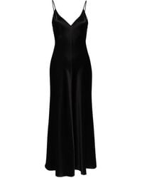 Voz - V-Neck Slip Silk Dress - Lyst