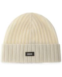 Herno - Ribbed-Knit Cashmere Beanie Hat - Lyst
