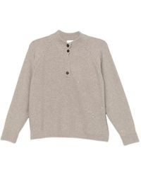 Panicale - Sequin-Embellished Button-Fastening Sweater - Lyst