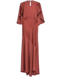 Zimmermann - Cape-insert Round-neck Maxi Dress - Lyst