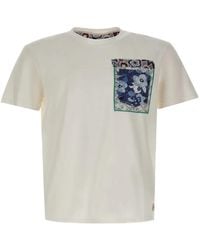Bob - Floral-Print Pocket T-Shirt - Lyst