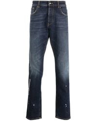 CoSTUME NATIONAL - Slim-Fit Logo-Print Jeans - Lyst