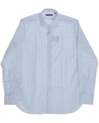Corneliani - Striped French-Collar Shirt - Lyst