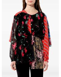 Balenciaga - Kaleidoscope Patchwork Top - Lyst