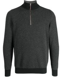 N.Peal Cashmere - Carnaby Half-Zip Jumper - Lyst