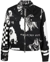 Amiri - Graphic-Print Shirt Jacket - Lyst
