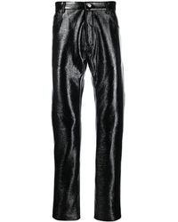 Courreges - Vinyl Straight-Leg Trousers - Lyst