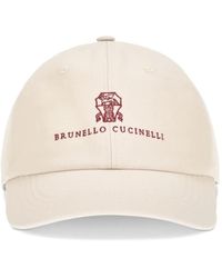Brunello Cucinelli - Logo-embroidered Cotton Baseball Cap - Lyst