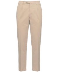 Briglia 1949 - Pleated Twill Trousers - Lyst