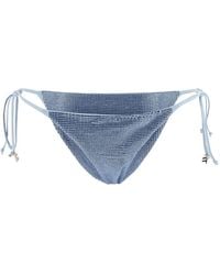 Fisico - Bas De Bikini À Ornements En Strass - Lyst