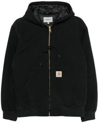 Carhartt - Og Active Logo-Patch Hooded Jacket - Lyst