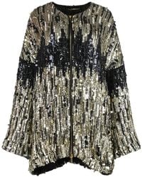 Alberta Ferretti - Embellished Coat - Lyst