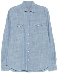 Barba Napoli - Button-Fastening Shirt - Lyst