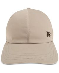 Burberry - Baseballkappe Mit Schild - Lyst