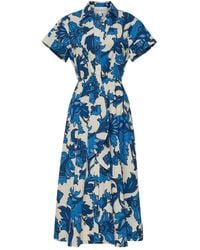 Cara Cara - Asbury Self-Tie Floral Midi Dress - Lyst