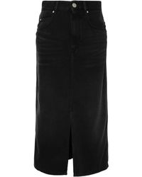 Isabel Marant - Falda Tilauria vaquera midi - Lyst