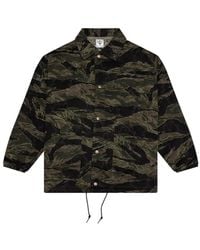 South2 West8 - Skull Quilting Camo-Print Jacket - Lyst