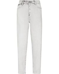 Philipp Plein - Mom Fit Tapered Jeans - Lyst