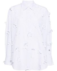 JNBY - Oversized Cut-out Shirt - Lyst