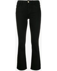 FRAME - Slim-fit Cropped Jeans - Lyst