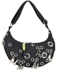 MSGM - Bolso De Hombro Con Charm De Ojales - Lyst