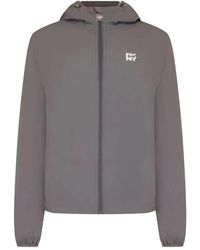 DKNY - Giacca Con Cappuccio E Zip - Lyst