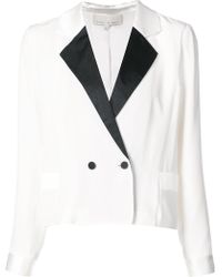 Fleur du Mal Double Breasted Jacket - White