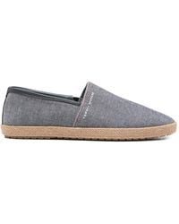 Tommy Hilfiger - Logo-Embroidered Braided-Sole Espadrilles - Lyst