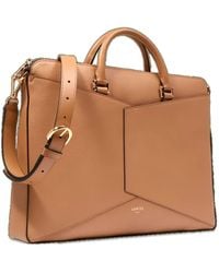 Lancel - Enveloppe Leather Laptop Bag - Lyst