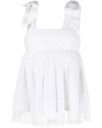 Viktor & Rolf - Flared Sleeveless Blouse - Lyst