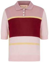 Marni - Gestreept Blouse Met Colourblocking - Lyst