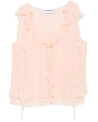 Blugirl Blumarine - Ruffled Tiered Blouse - Lyst