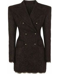 Dolce & Gabbana - レース ダブルジャケット - Lyst