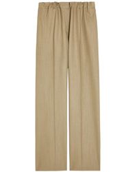 Calvin Klein - Pleated Straight-Leg Trousers - Lyst