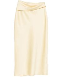 Patrizia Pepe - Draped Midi Skirt - Lyst