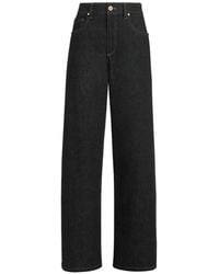 Brunello Cucinelli - Loose Barrel Trousers - Lyst