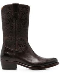 Eraldo - Martu Floral-Embossed Boots - Lyst