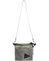 and wander - Sac Porté Épaule À Patch Logo - Lyst